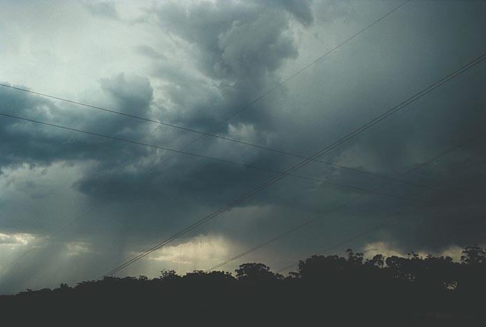 raincascade precipitation_cascade : N of Marulan, NSW   4 January 2001