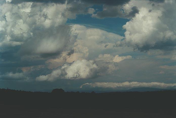 pileus pileus_cap_cloud : near Ebor, NSW   17 January 2001