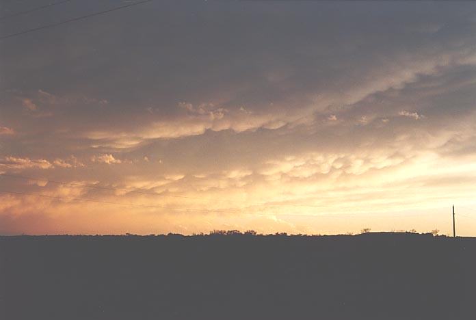 mammatus mammatus_cloud : SE of Lubbock, Texas, USA   26 May 2001