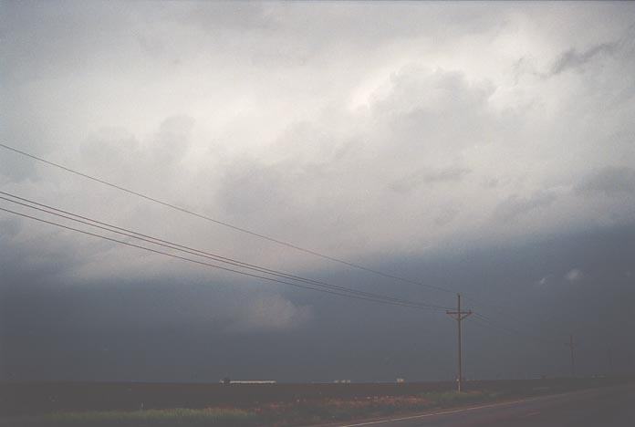 cumulonimbus thunderstorm_base : Amarillo, Texas, USA   29 May 2001