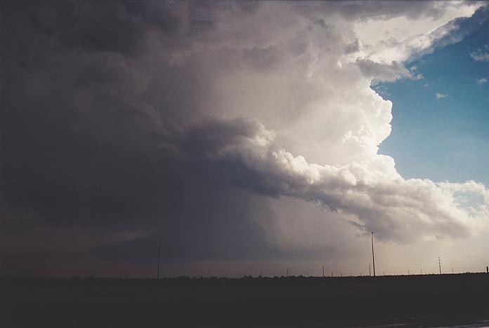 wallcloud thunderstorm_wall_cloud : Amarillo, Texas, USA   29 May 2001