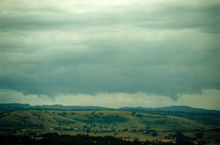 cumulonimbus thunderstorm_base : McLeans Ridges, NSW   25 July 2001