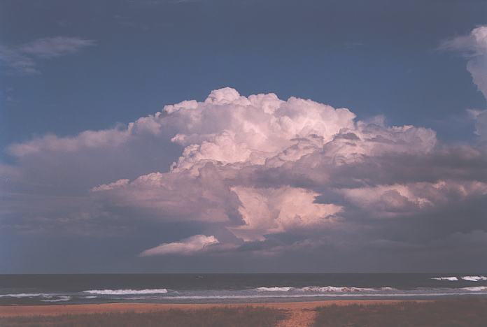 cumulonimbus supercell_thunderstorm : Hallidays Point, NSW   3 October 2001