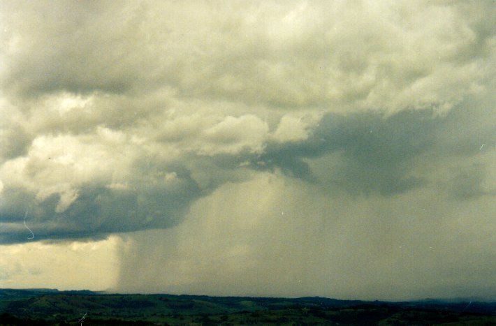 raincascade precipitation_cascade : Parrots Nest, NSW   11 November 2001