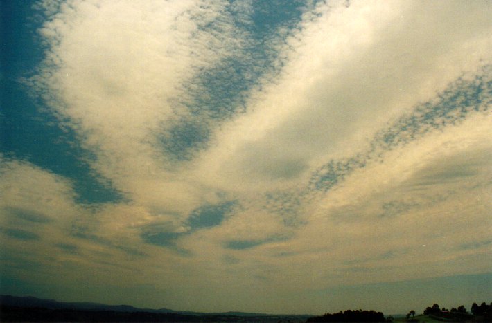 altocumulus undulatus : McLeans Ridges, NSW   4 December 2001