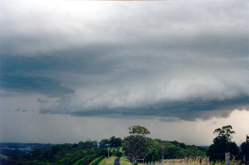 shelfcloud shelf_cloud : Tregeagle, NSW   26 March 2002