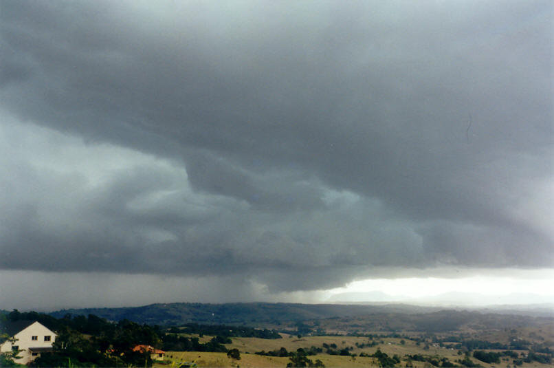 cumulonimbus thunderstorm_base : McLeans Ridges, NSW   23 August 2002