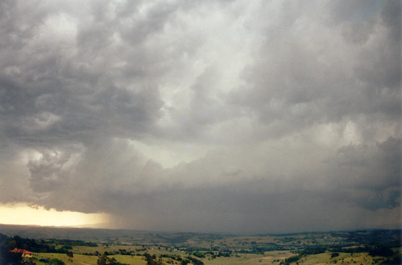 raincascade precipitation_cascade : McLeans Ridges, NSW   23 September 2002