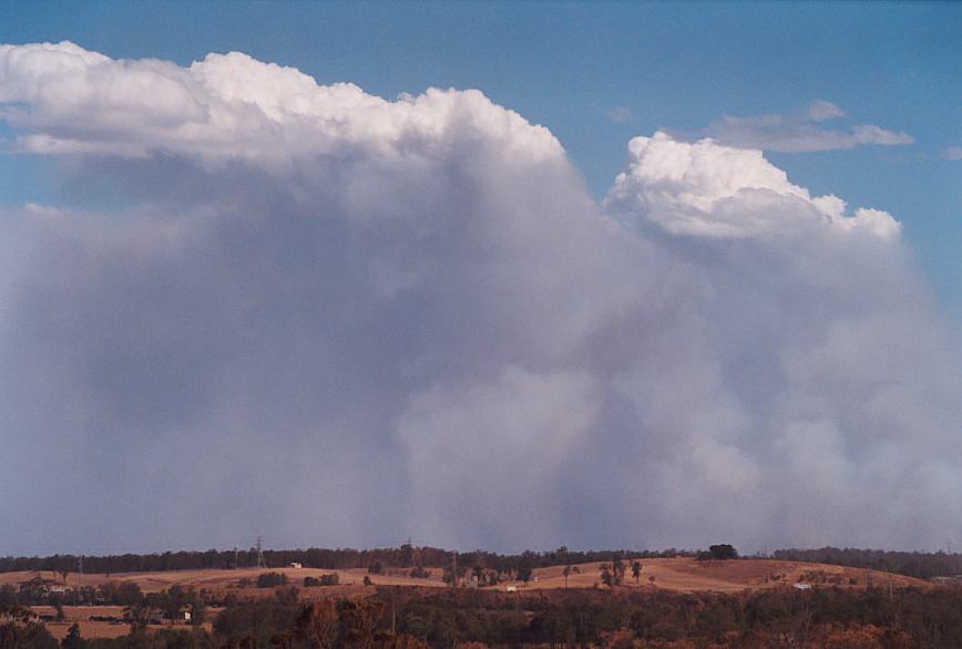 cumulus pyrocumulus : Rooty Hill, NSW   5 December 2002