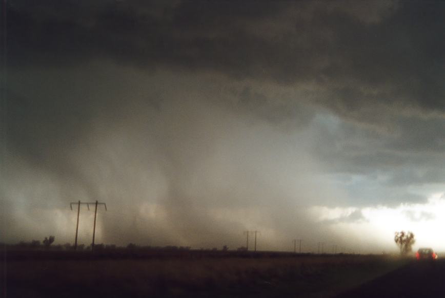 cumulonimbus supercell_thunderstorm : N of Gunnedah, NSW   23 December 2002