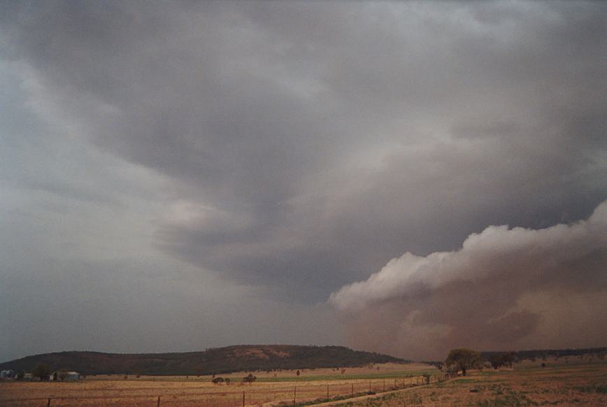 microburst micro_burst : N of Boggabri, NSW   23 December 2002