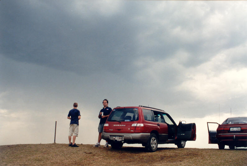 cumulonimbus thunderstorm_base : Mallanganee NSW   19 January 2003