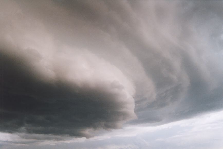 cumulonimbus supercell_thunderstorm : Karuah, NSW   20 March 2003