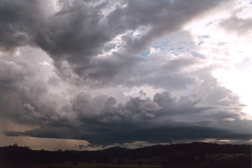 wallcloud thunderstorm_wall_cloud : Ulong, NSW   21 March 2003