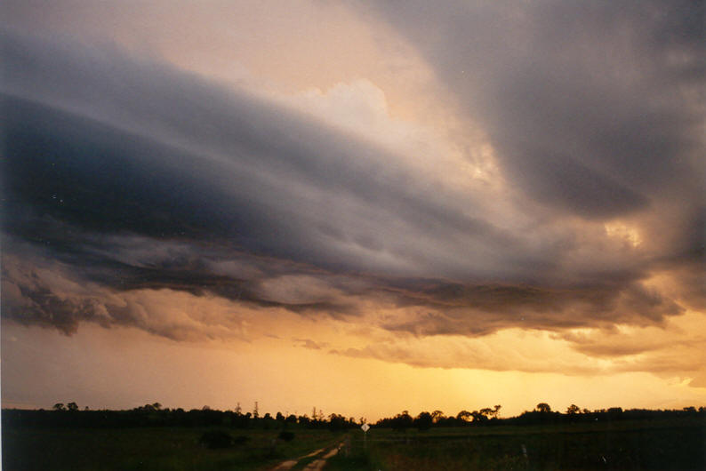 sunset sunset_pictures : Coraki, NSW   22 March 2003