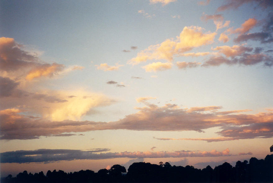 sunset sunset_pictures : McLeans Ridges, NSW   22 March 2003