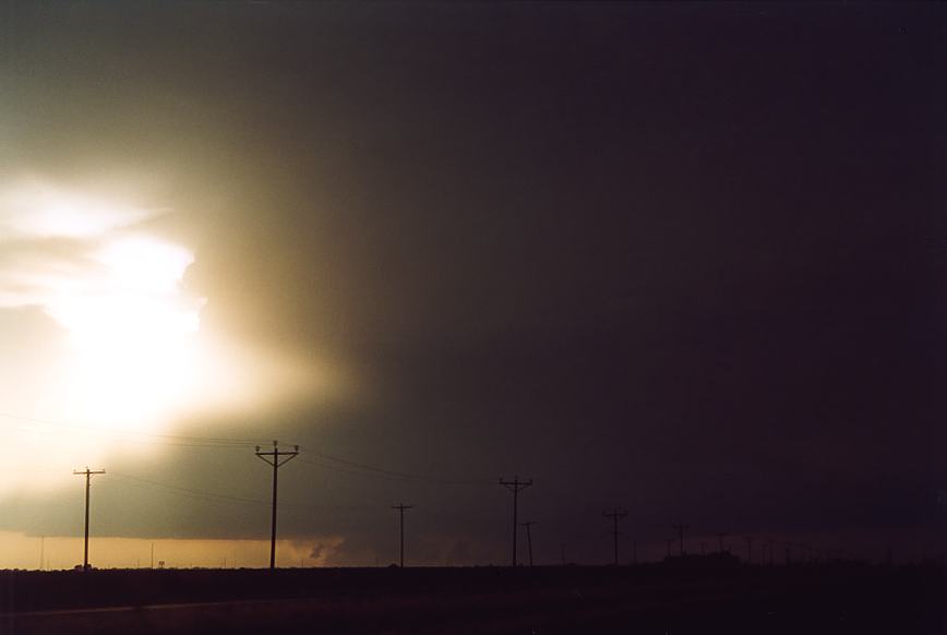 cumulonimbus supercell_thunderstorm : Littlefield, Texas, USA   3 June 2003