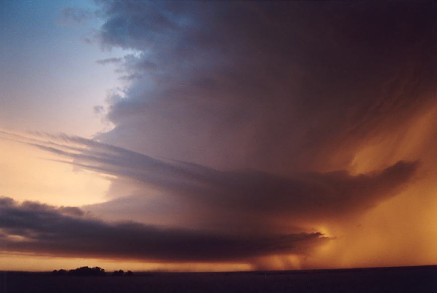 sunset sunset_pictures : near Levelland, Texas, USA   3 June 2003