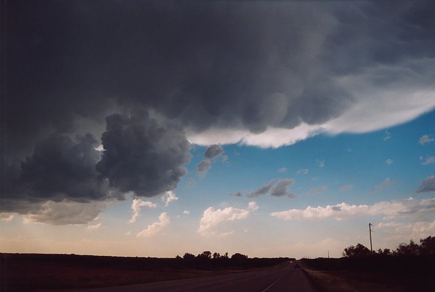 mammatus mammatus_cloud : near Old Glory, Texas, USA   11 June 2003