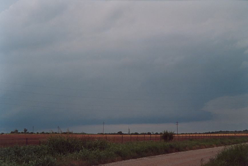 cumulonimbus supercell_thunderstorm : near Olney, Texas, USA   12 June 2003