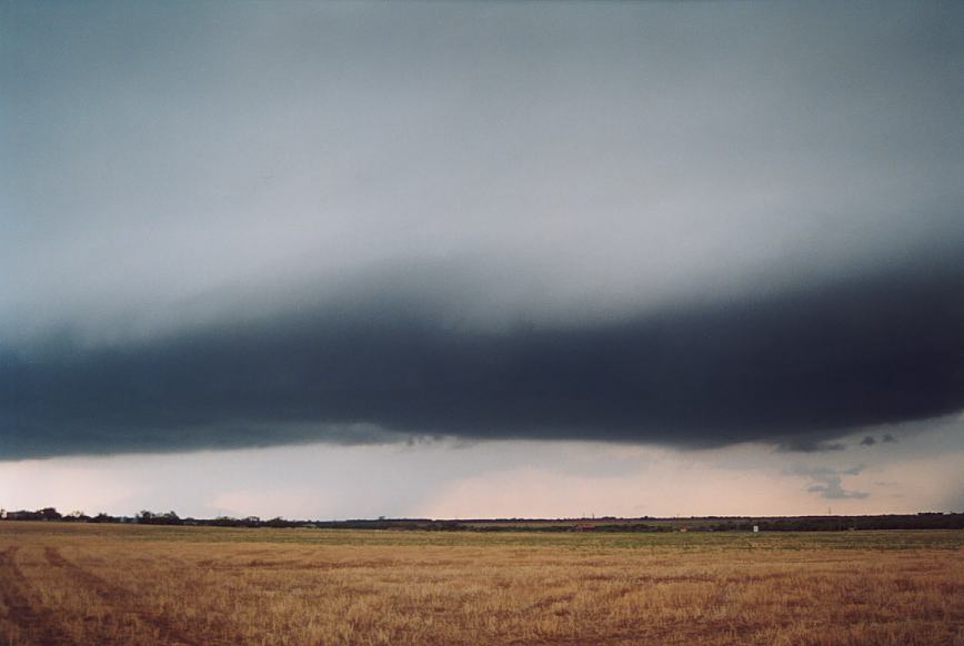 cumulonimbus supercell_thunderstorm : near Olney, Texas, USA   12 June 2003