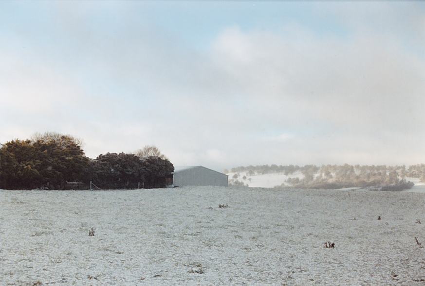 snow snow_pictures : Oberon, NSW   26 July 2003