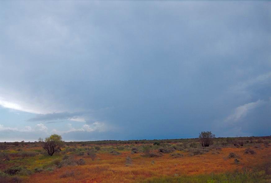 anvil thunderstorm_anvils : Wilcannia, NSW   1 October 2003