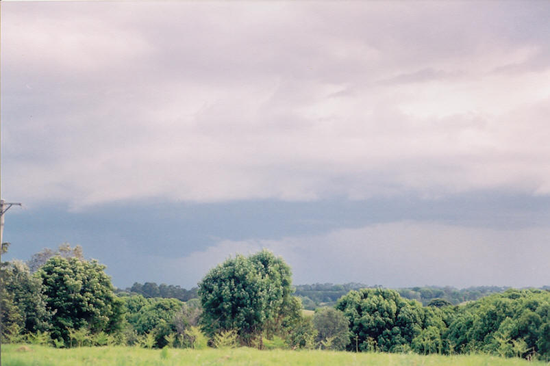 cumulonimbus thunderstorm_base : Meerschaum, NSW   16 October 2003