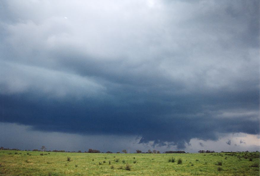 wallcloud thunderstorm_wall_cloud : Richmond, NSW   25 October 2003