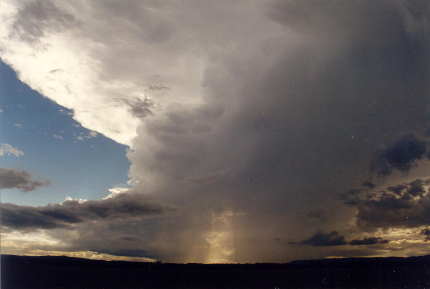 anvil thunderstorm_anvils : N of Casino, NSW   26 January 2004