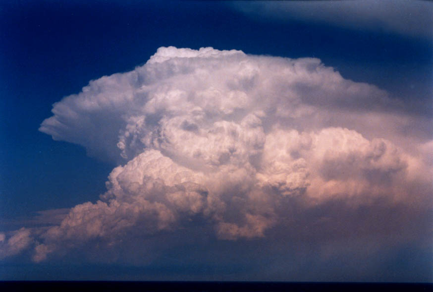 cumulonimbus supercell_thunderstorm : near Manly, NSW   30 January 2004