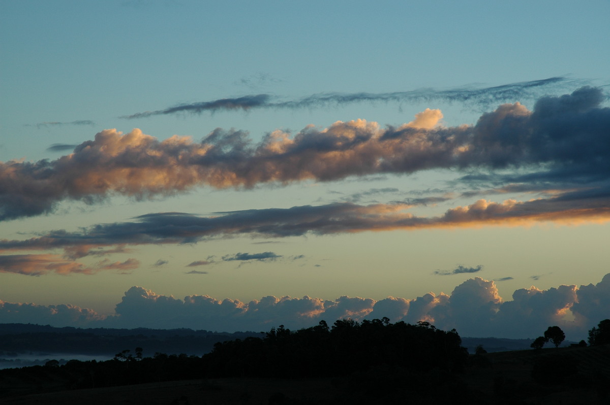 cumulus congestus : McLeans Ridges, NSW   13 July 2004