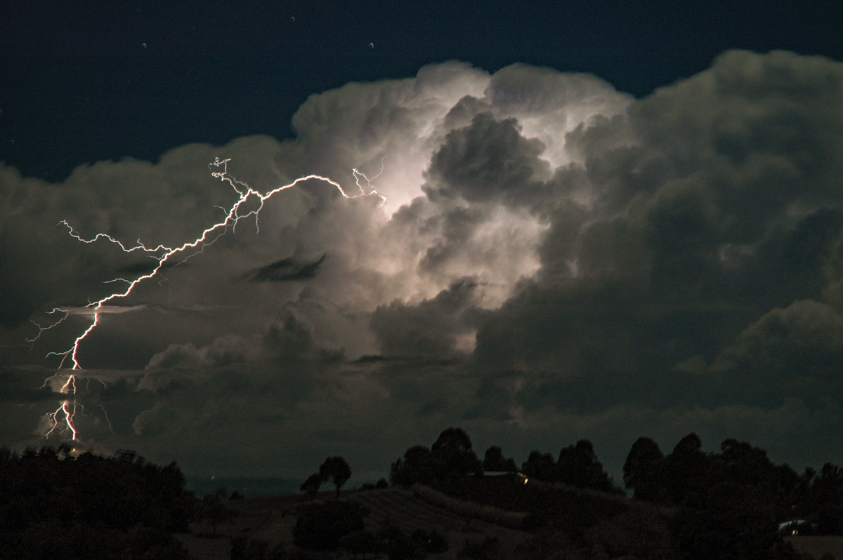 lightning lightning_bolts : McLeans Ridges, NSW   29 July 2004