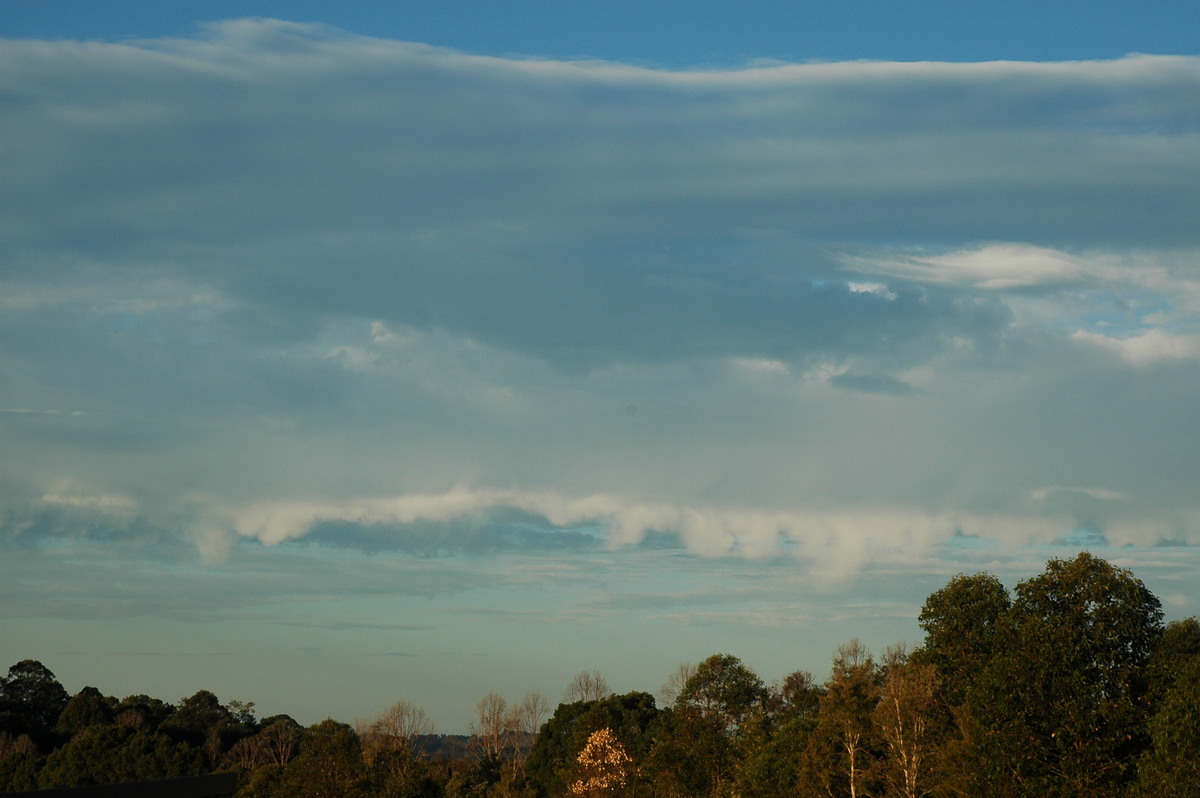 altocumulus lenticularis : McLeans Ridges, NSW   1 August 2004