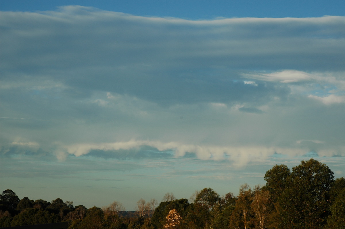 altocumulus lenticularis : McLeans Ridges, NSW   1 August 2004