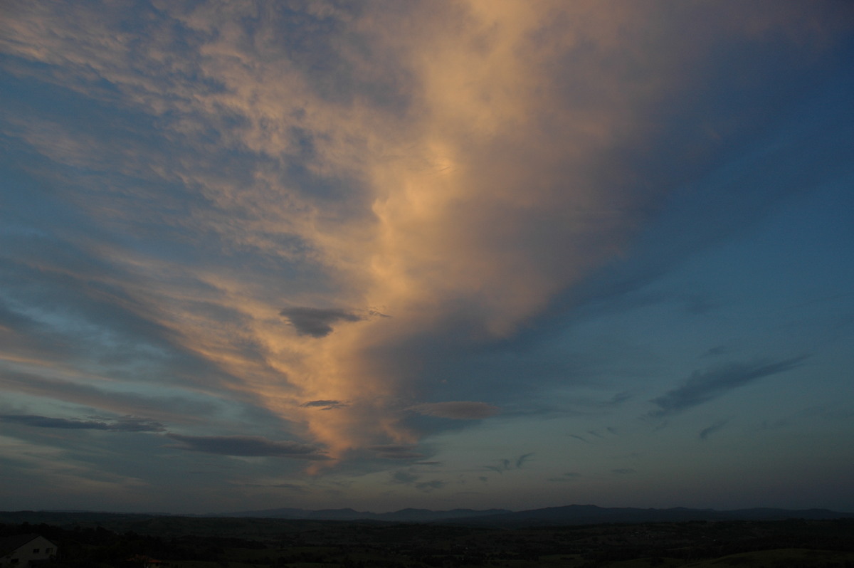 altostratus altostratus_cloud : McLeans Ridges, NSW   2 November 2004