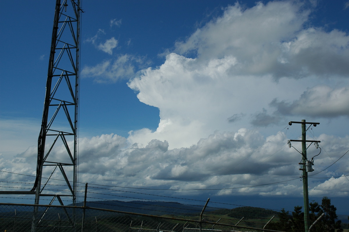 thunderstorm cumulonimbus_incus : Mallanganee NSW   9 November 2004