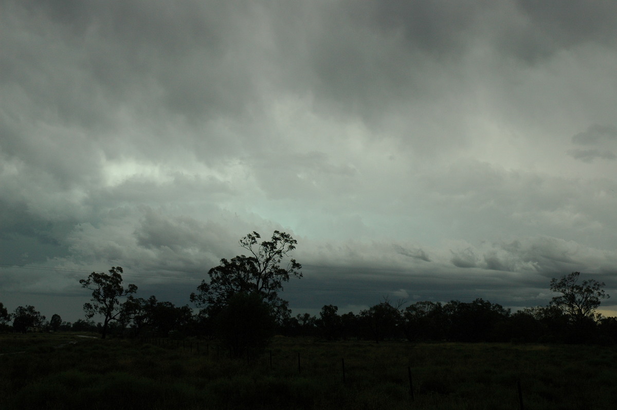 cumulonimbus thunderstorm_base : Quambone, NSW   7 December 2004