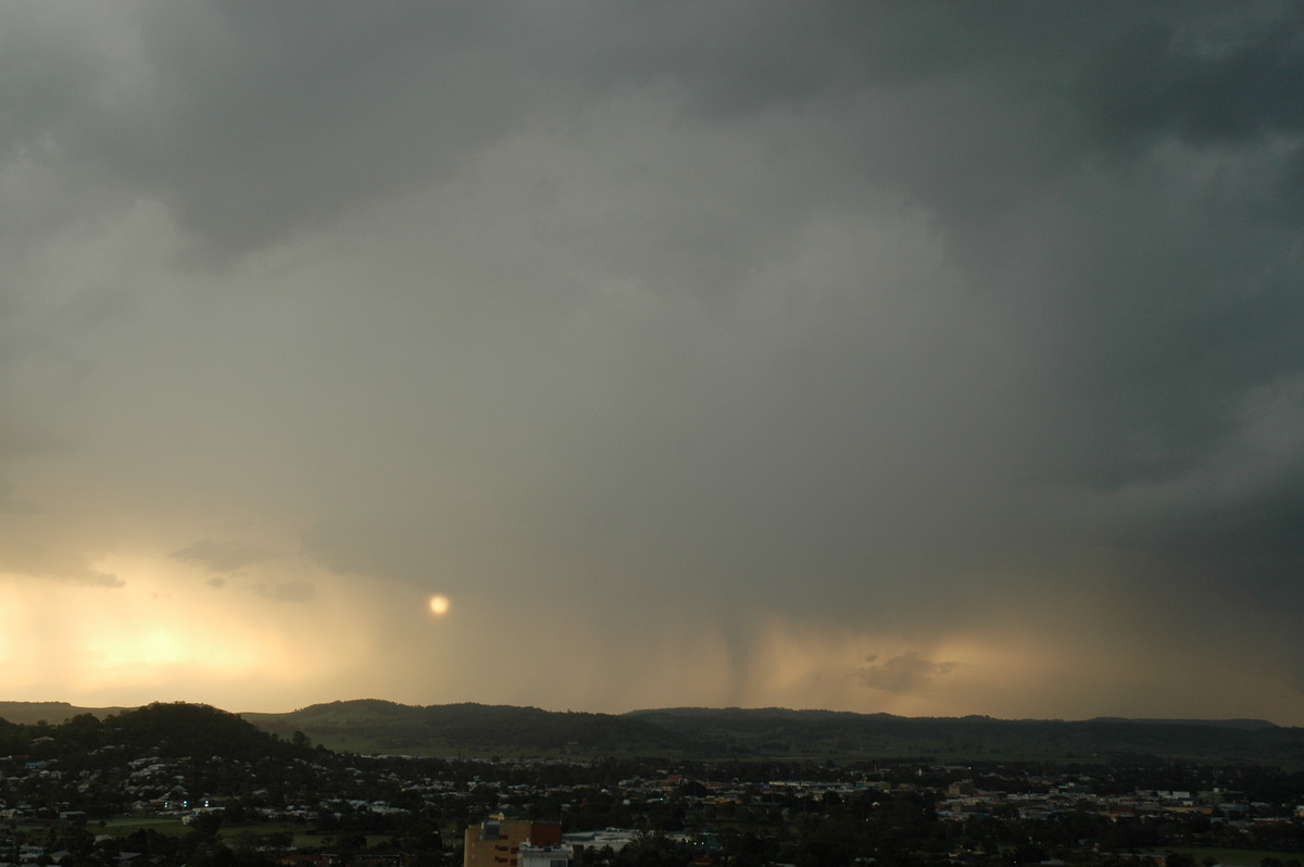 raincascade precipitation_cascade : Lismore, NSW   17 December 2004