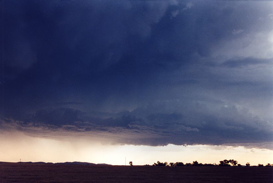 cumulonimbus thunderstorm_base : S of Dubbo, NSW   23 December 2004