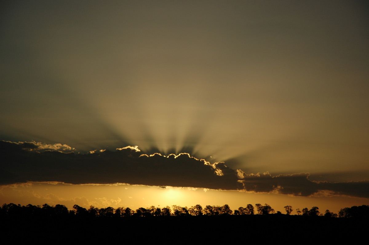 sunset sunset_pictures : near Coraki, NSW   21 January 2005