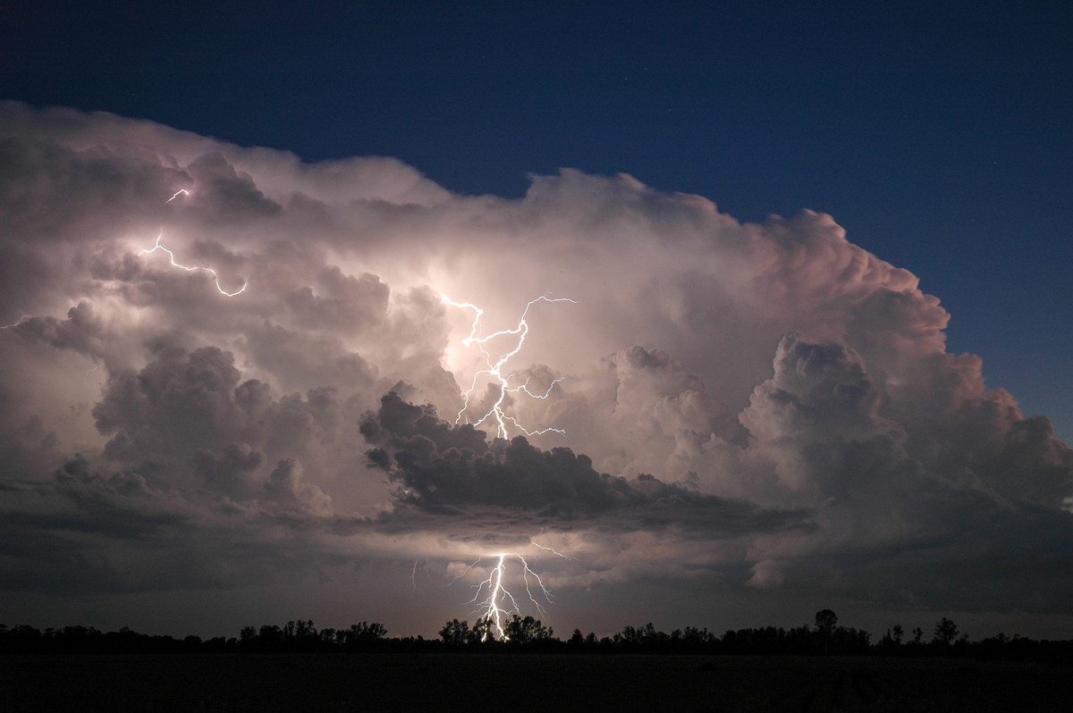 thunderstorm cumulonimbus_incus : Coraki, NSW   21 January 2005