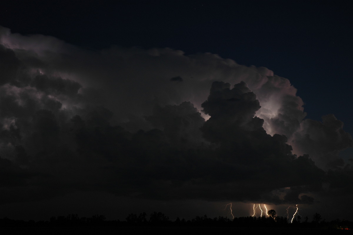 thunderstorm cumulonimbus_incus : Coraki, NSW   21 January 2005