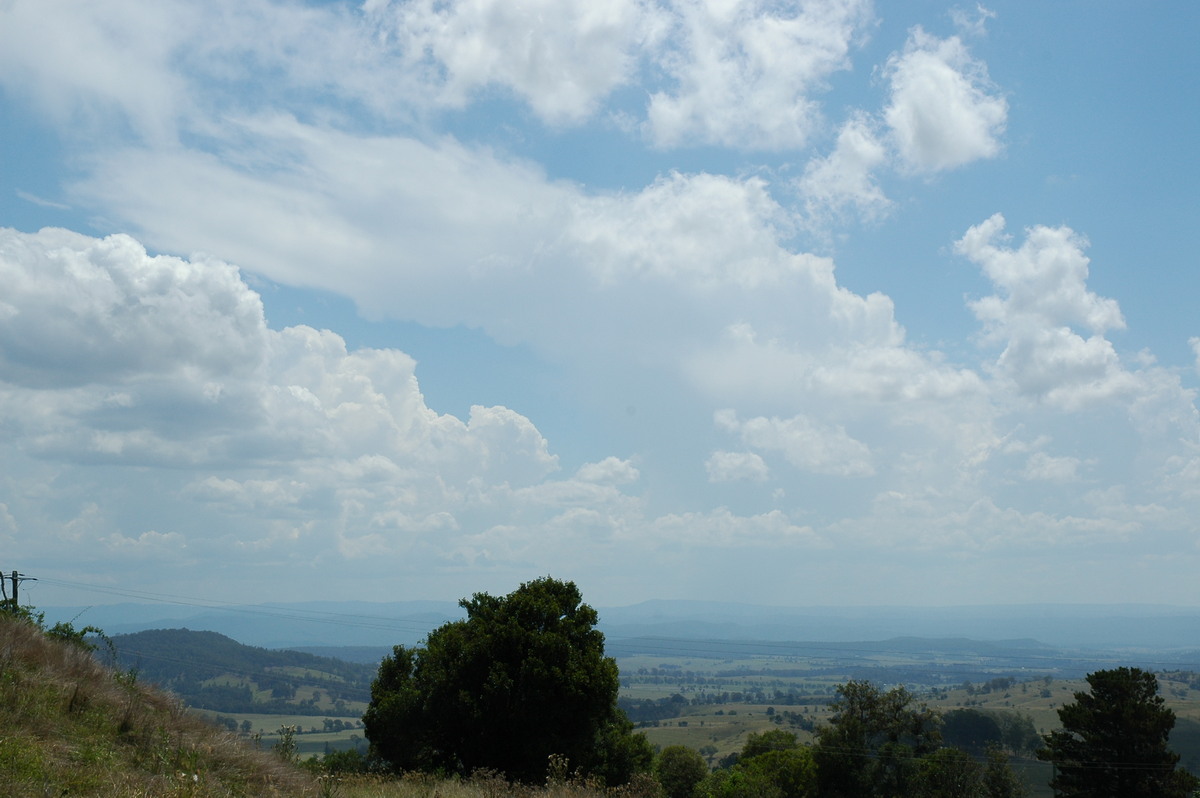 thunderstorm cumulonimbus_incus : Mallanganee NSW   22 January 2005