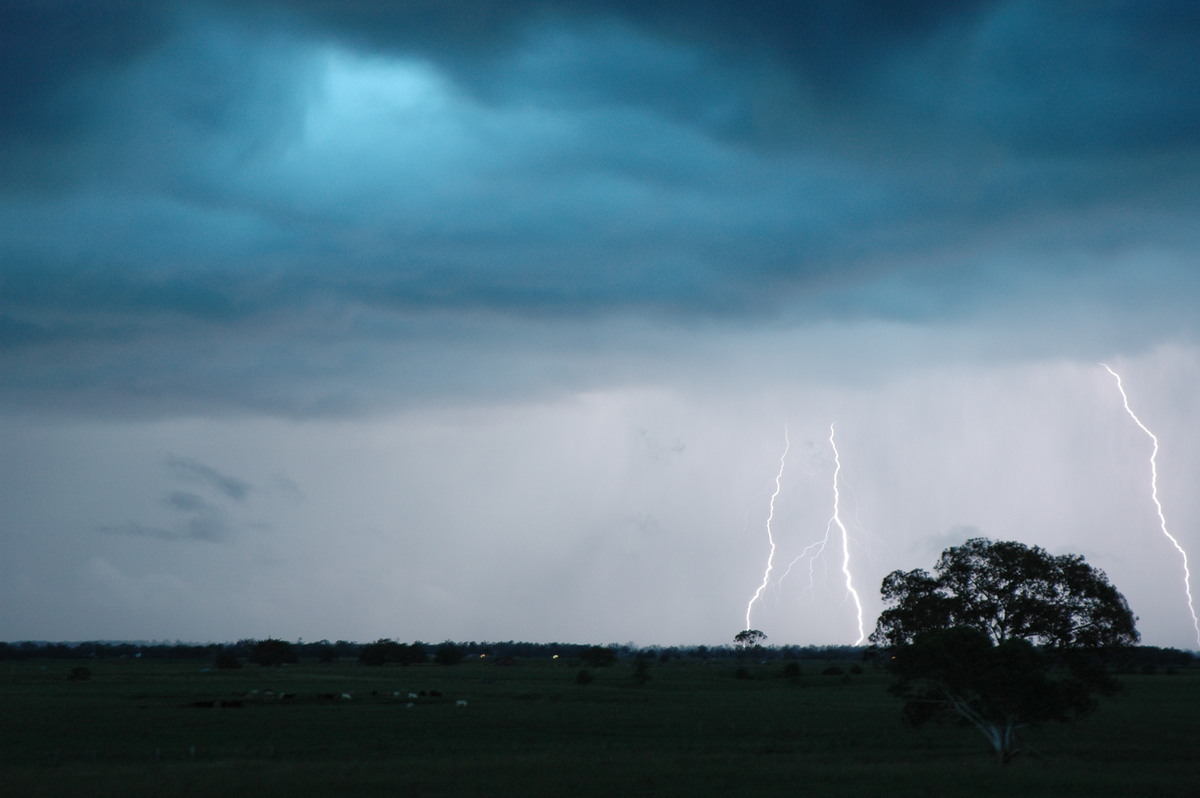 lightning lightning_bolts : McKees Hill, NSW   22 January 2005