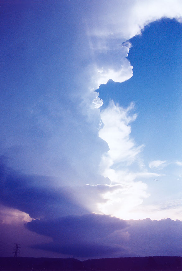 updraft thunderstorm_updrafts : Penrith, NSW   1 February 2005