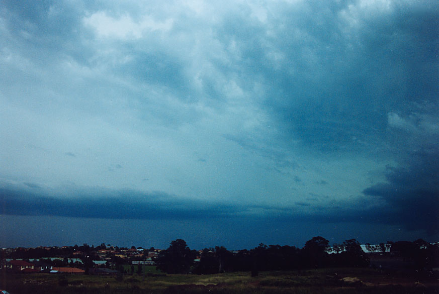 cumulonimbus supercell_thunderstorm : Parklea, NSW   2 February 2005