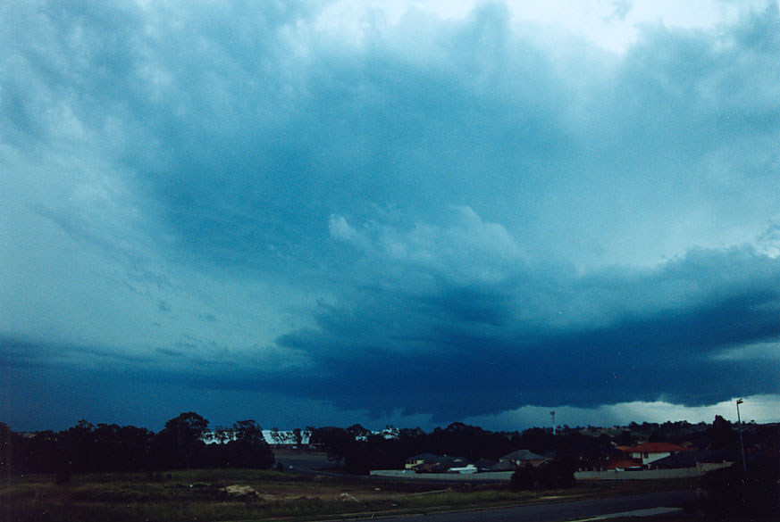 cumulonimbus supercell_thunderstorm : Parklea, NSW   2 February 2005