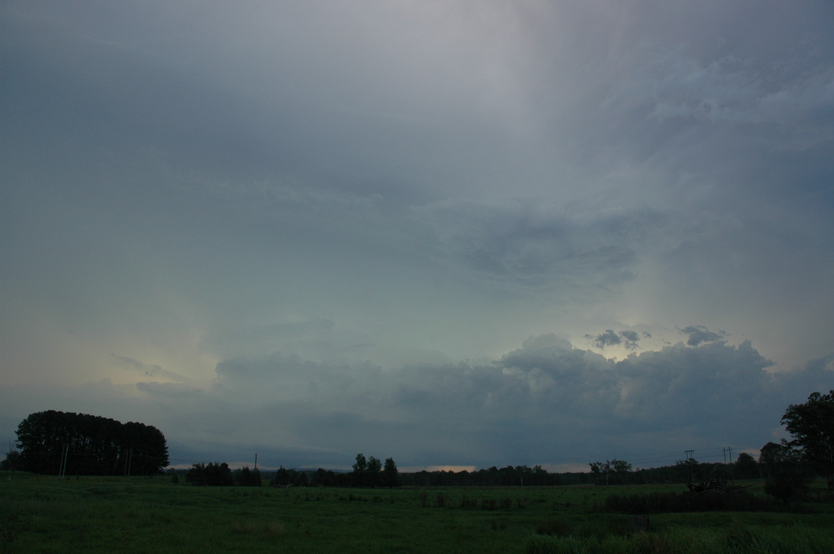 cumulonimbus thunderstorm_base : Whiporie, NSW   2 February 2005