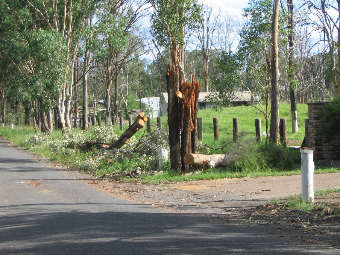 disasters storm_damage : Marsden Park, NSW   5 February 2005